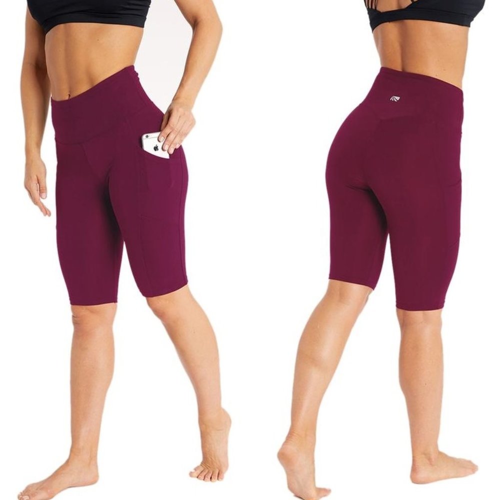 High Waist Tummy Control 11" length w Phone Pocket